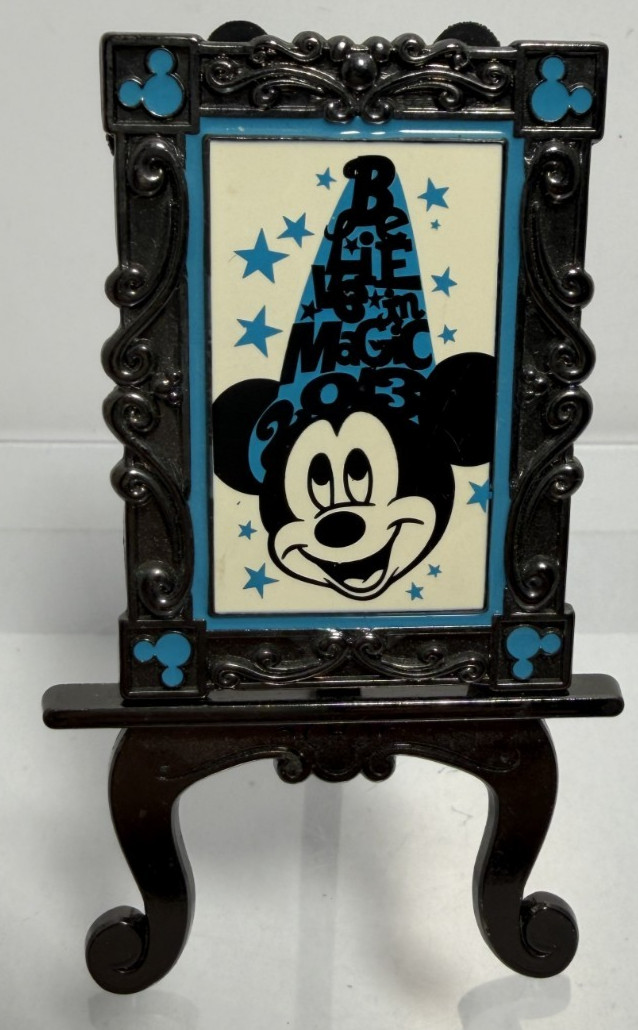 D23 Expo 2013 Poster Art Easel Series Fantasia Sorcerer Mickey LE Disney Pin
