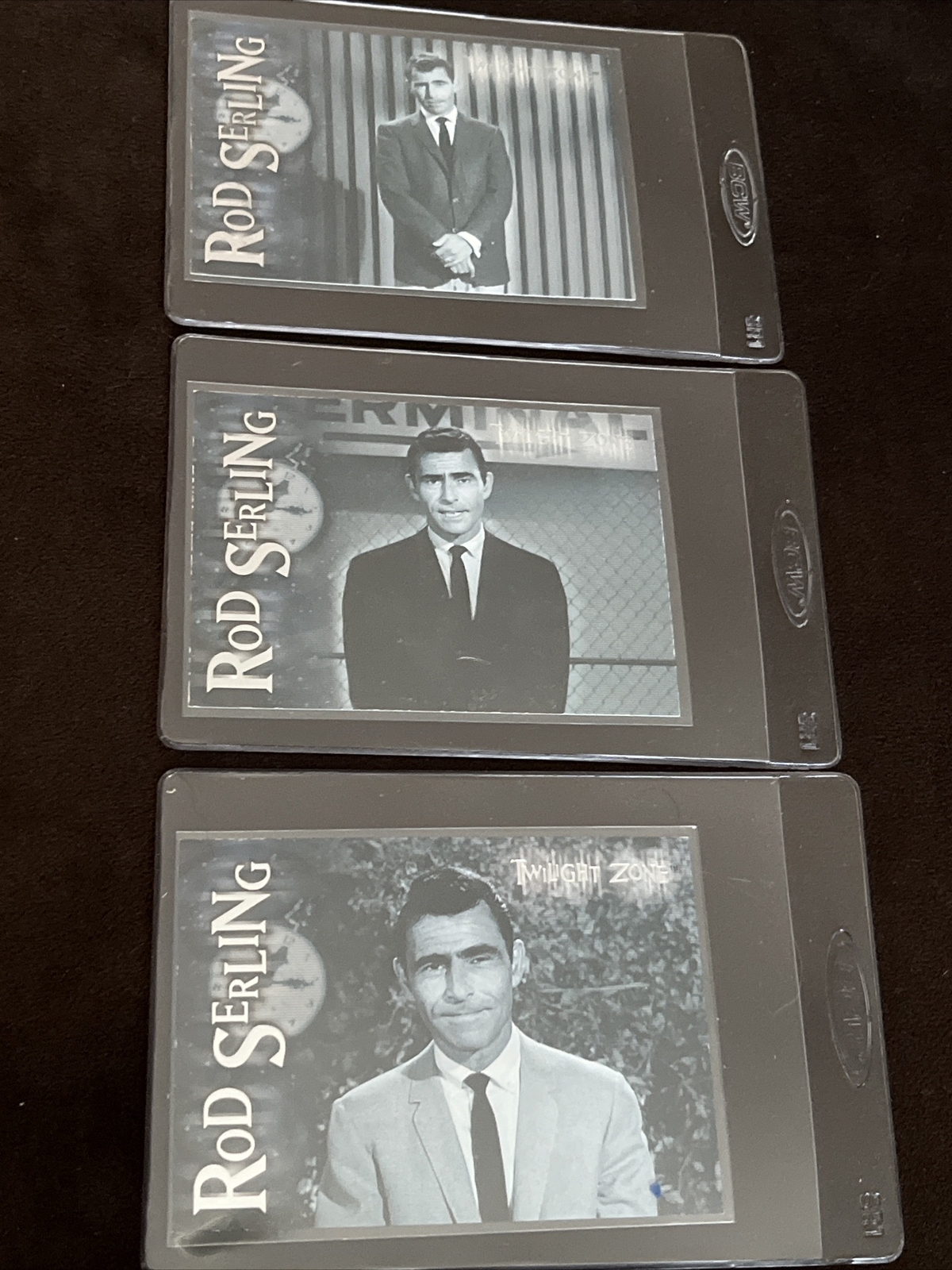 2000 RITTENHOUSE TWILIGHT ZONE ROD SERLING RS1 RS2 RS3 THE SERLING SERIES SET