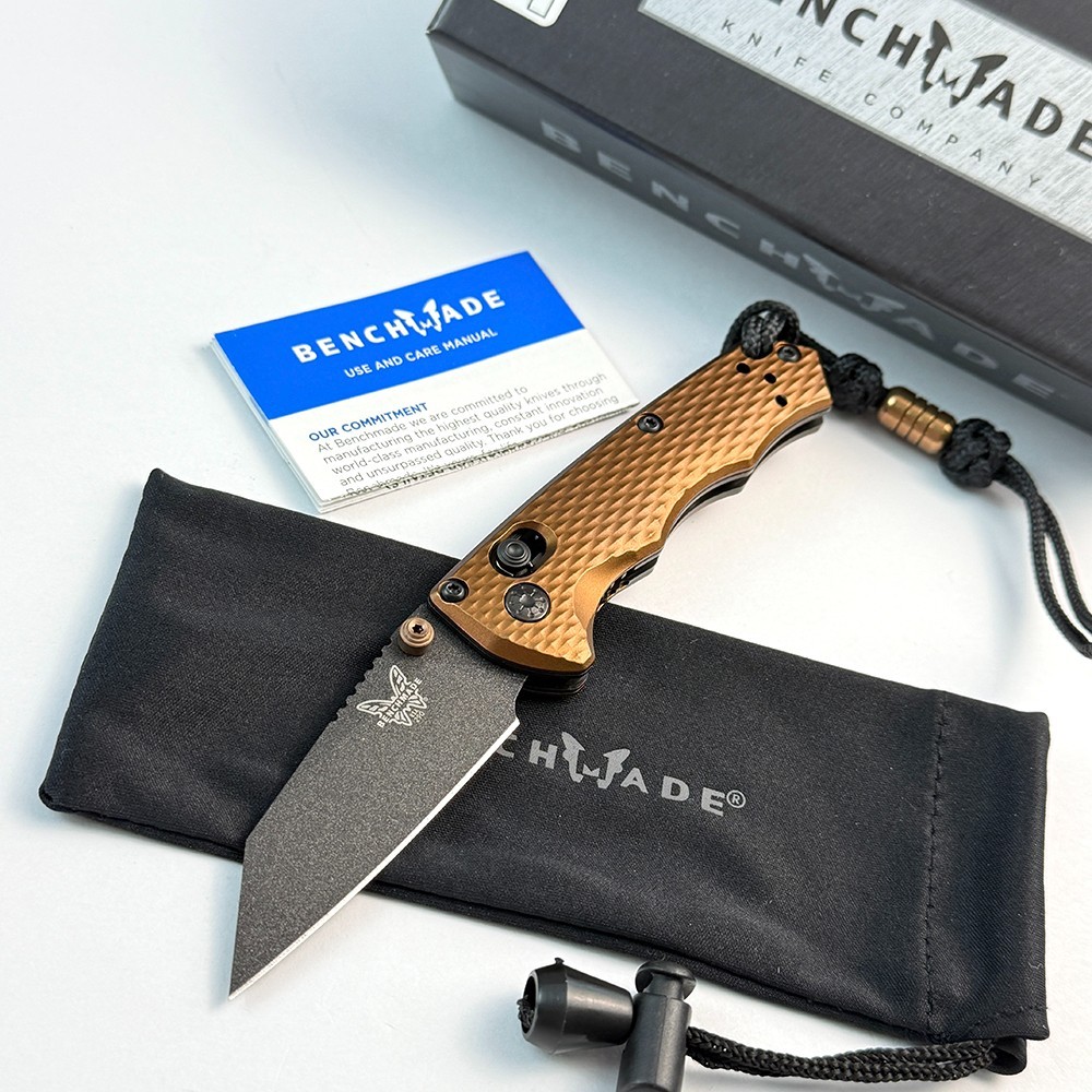 Benchmade Full Immunity 290BK-1 CPM-M4 Flat Dark Earth Aluminum Pocket Knife
