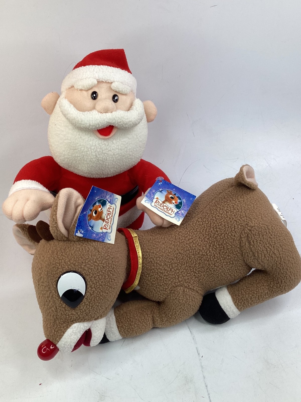 2 Coynes & Co 2004 Rudolph Island of Misfit Toys Rudolph,Santa Stuffed Plush E2