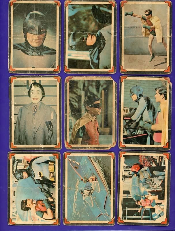 1966 Venezuelan Batman Riddler Back Partial Set 20 Card Lot. Very Rare