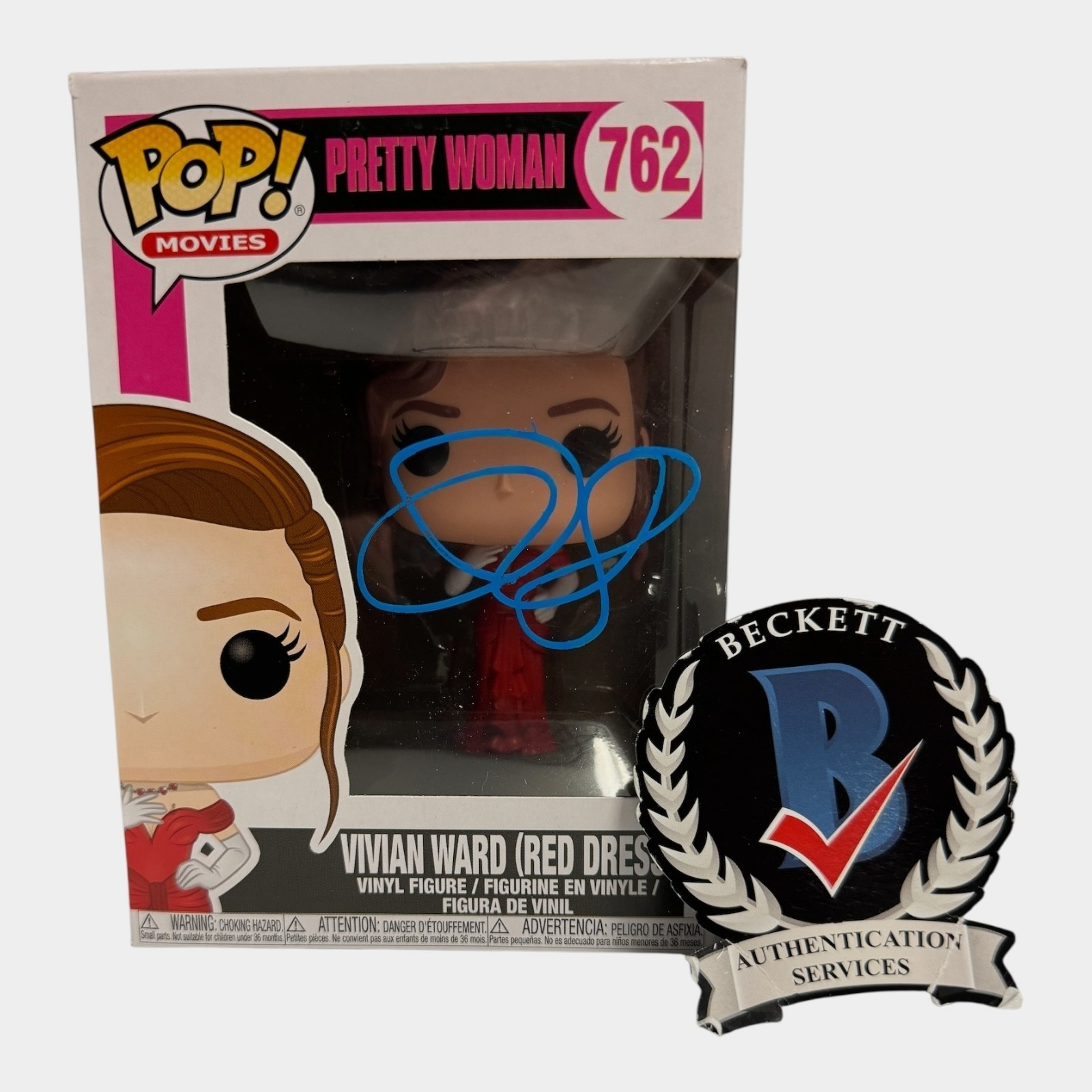 Julia Roberts Signed Autograph Pretty Woman Funko Pop 762 BAS Beckett Vivian