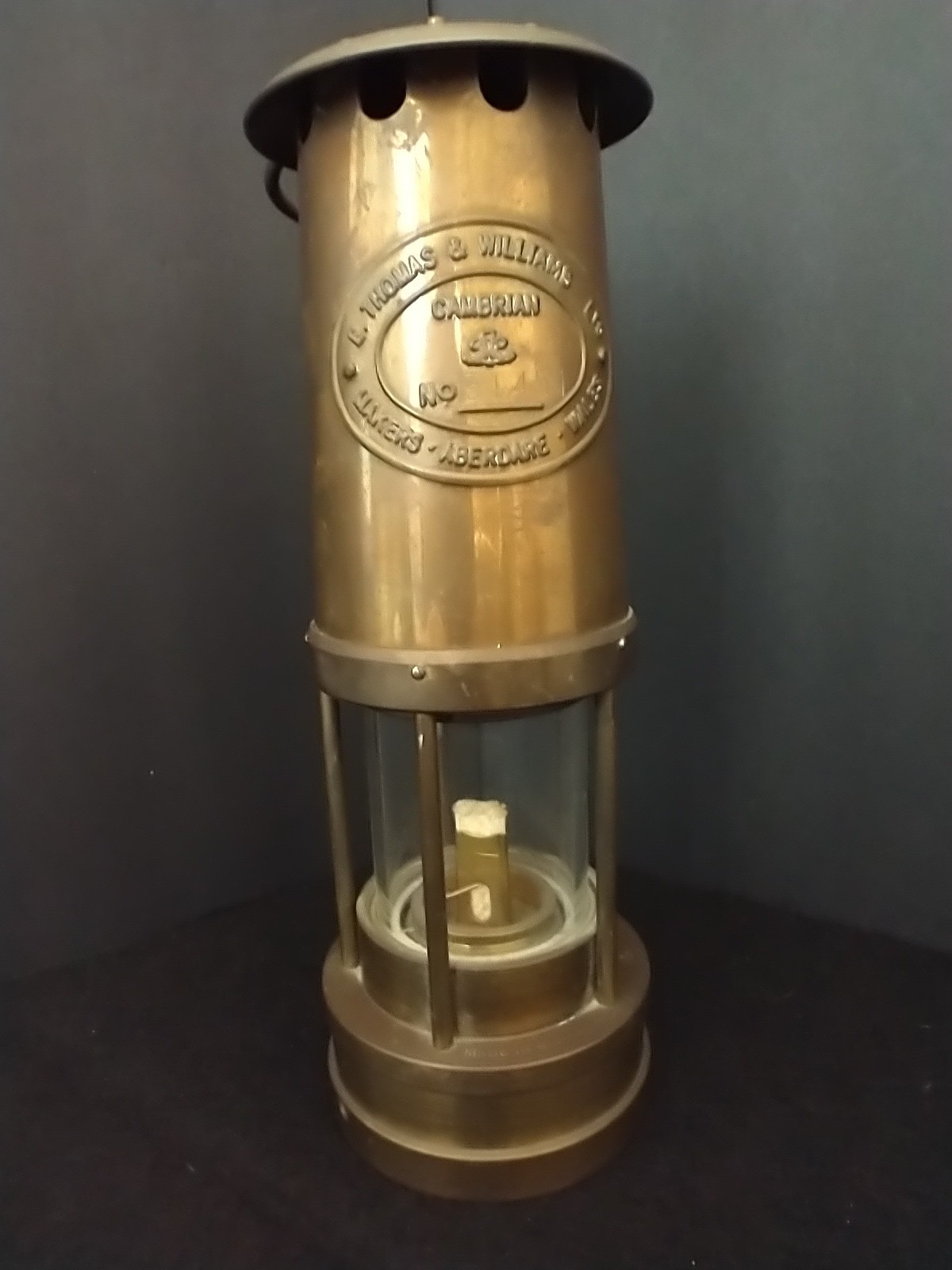 E. Thomas & Williams Ltd, Cambrian Miners Lantern E. Thomas & Williams Ltd, Cambrian Miners Lantern