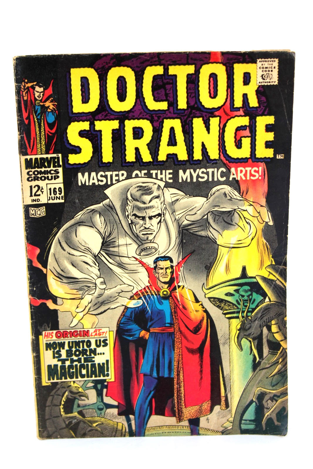 Doctor Strange #169 Solo Series Charles Benton 1st App 1968 Marvel Comics G/G+