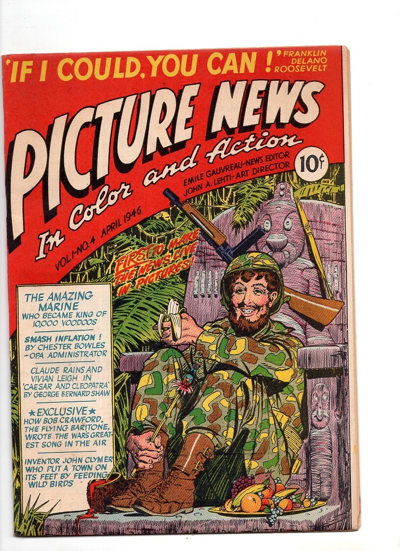 Picture News #4, 1946, Jackie Robinson story; Scarce; higher grade Picture News #4, 1946, Jackie Robinson story; Scarce; higher grade