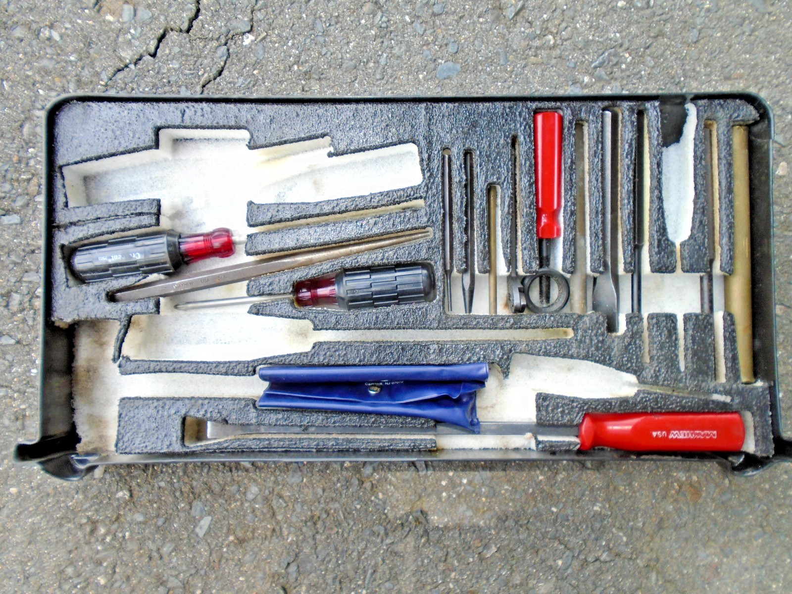 USGI Kipper General Mechanics Tool Kit GMTK Drawer w/ Tools Punches Mini Files