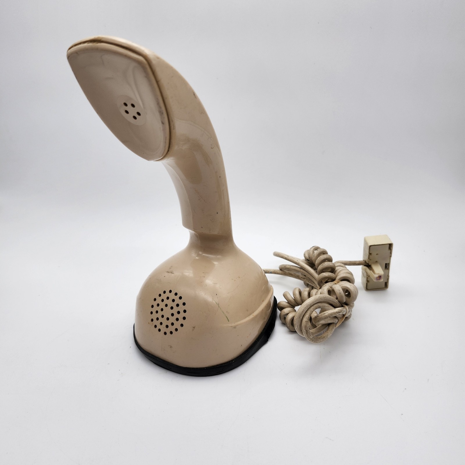 Vintage Ericofon Cobra Rotary Telephone Cream MCM North Electric Co Untested