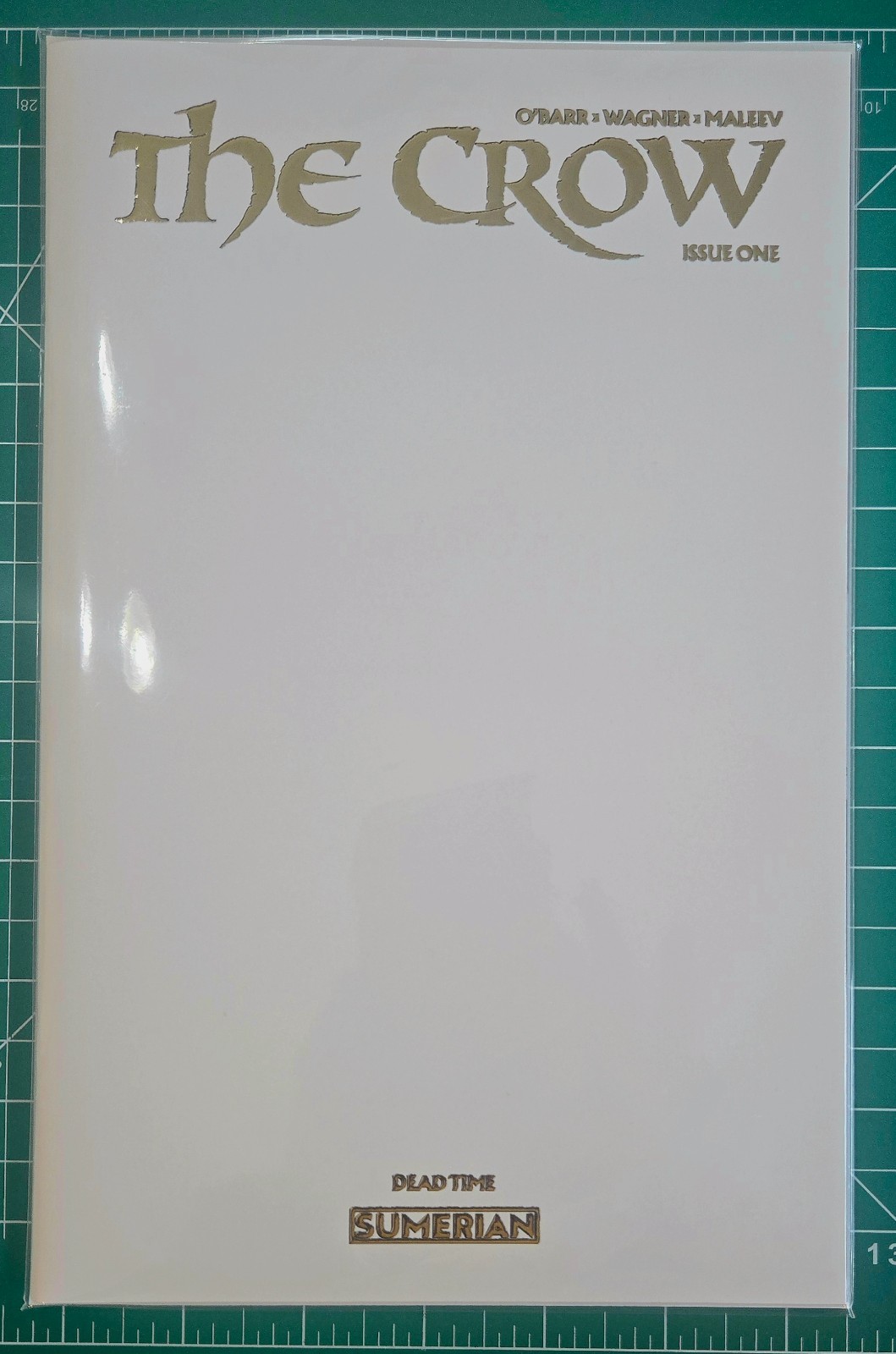 The Crow: Dead Time #1 NYCC 2025 Blank Gold Foil Edition Limited to only 100