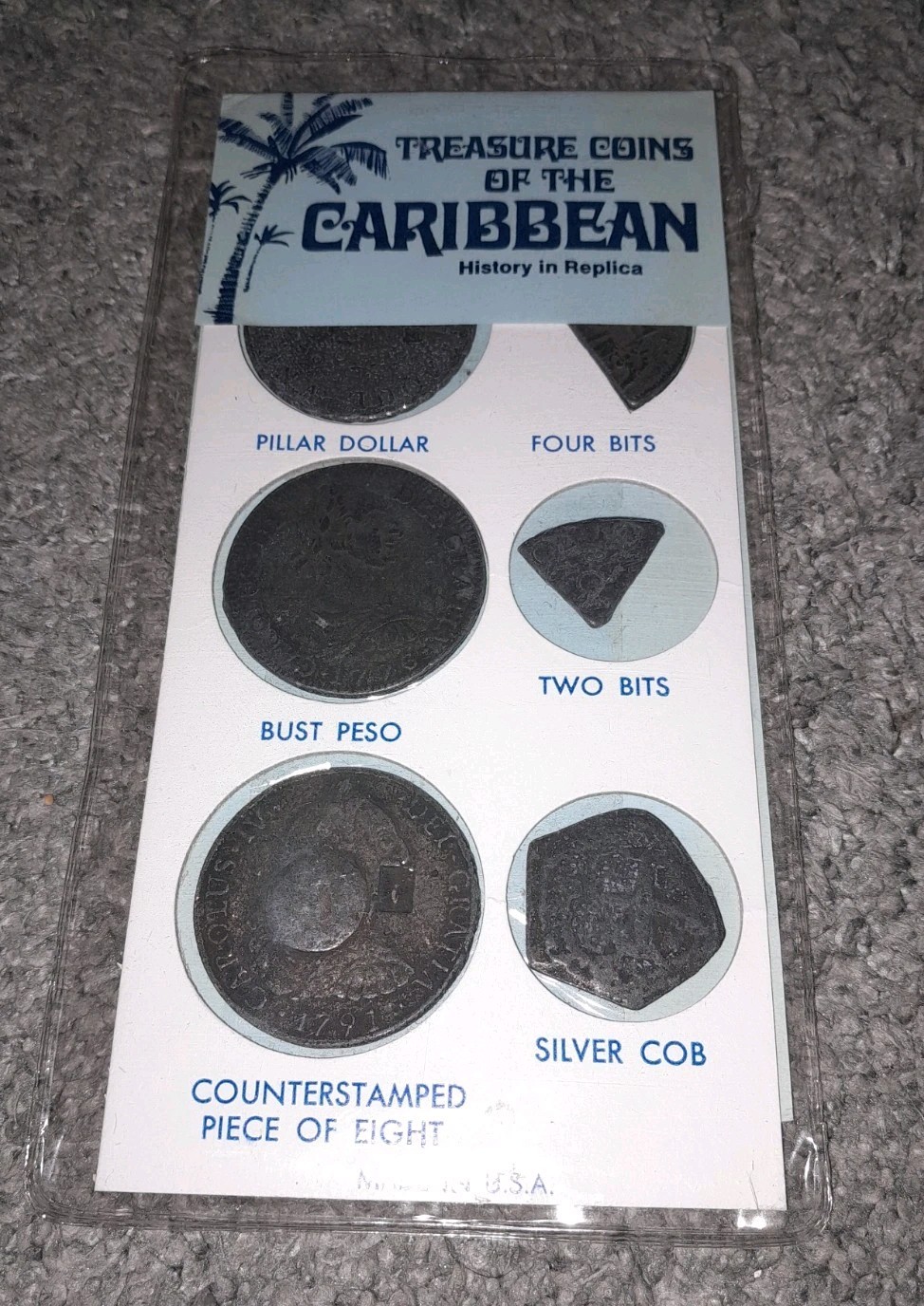 PIRATES OF THE CARIBBEAN DISNEYLAND PIECES OF EIGHT SHOP TREASURE COINS 