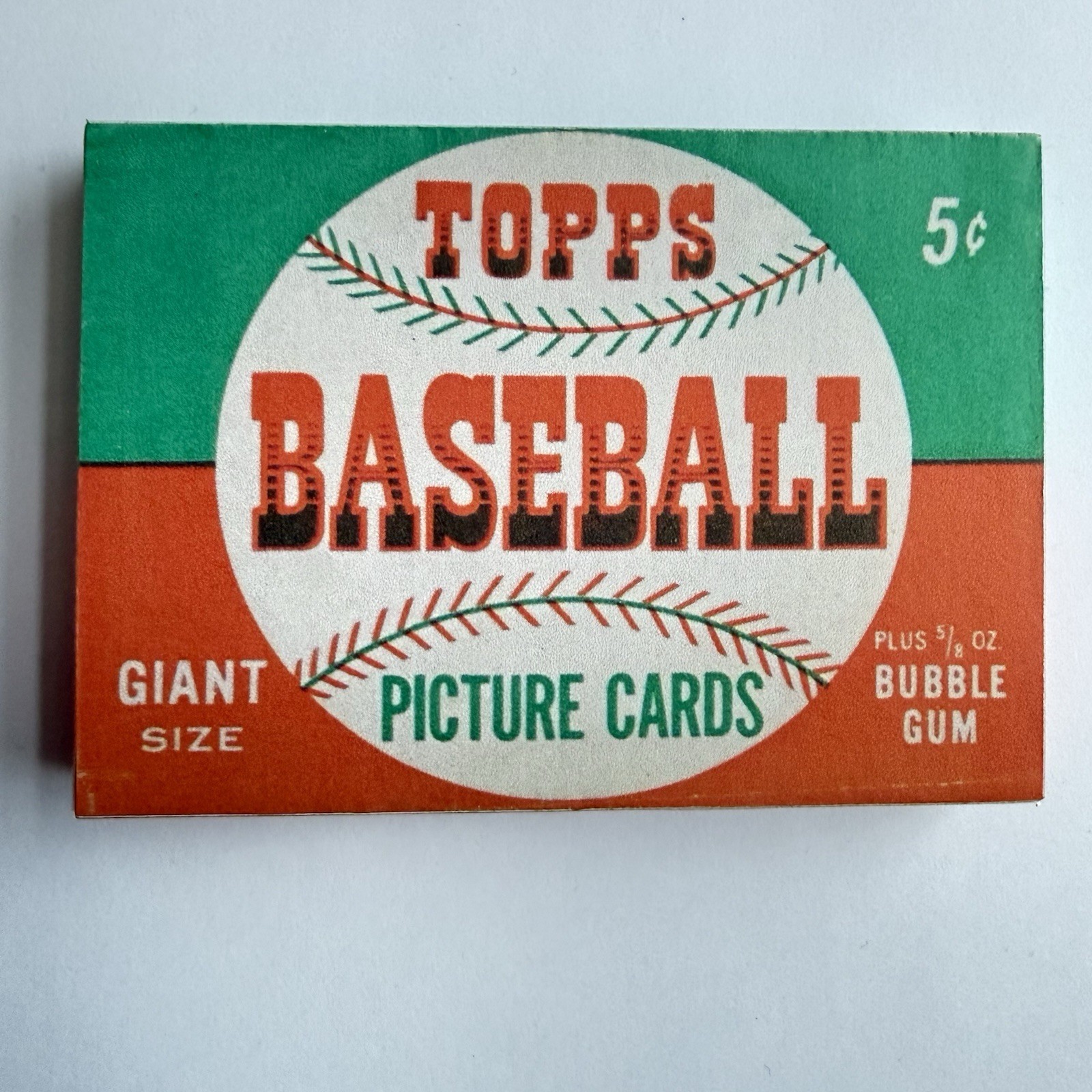 Retro Vintage 3D 1952 Topps Baseball Cards Wax Pack Refrigerator Magnet