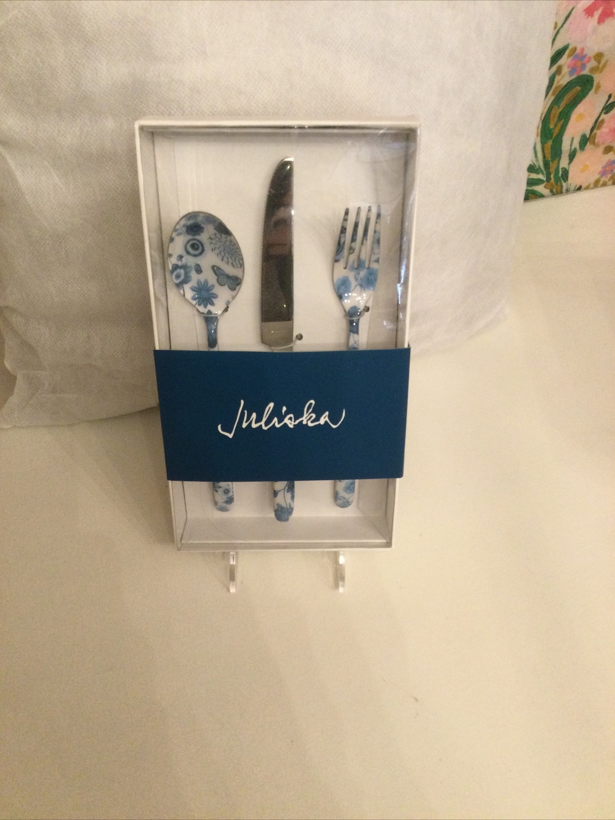 Juliska Chambray Flowers Of Flowers 3 Piece Silverware Set