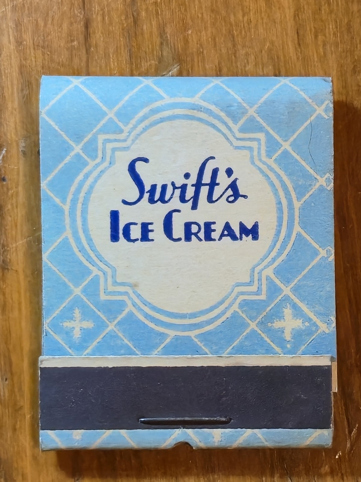 Vintage Swift’s Ice Cream Matchbook - NASHVILLE, TN - Front Strike - Unstruck