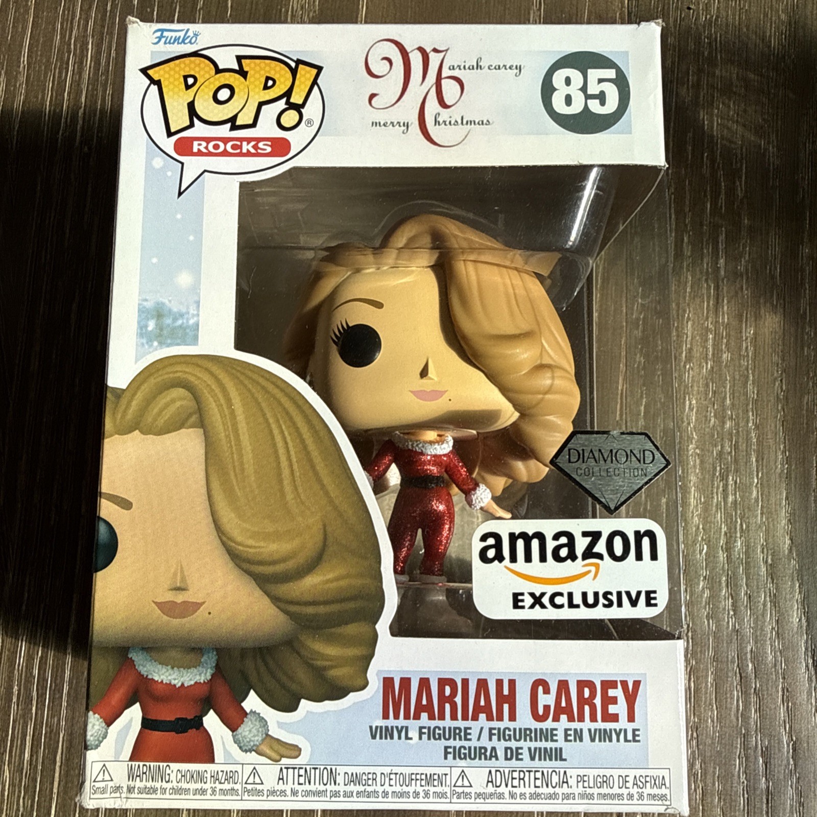 Funko Pop Rocks - Mariah Carey Merry Christmas Diamond Glitter (Amazon Exclusiv