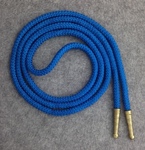 Bolo Tie Cord in Royal Blue with Gold Plated Tips - 41 Bolo Tie Cord in Royal Blue with Gold Plated Tips - 41