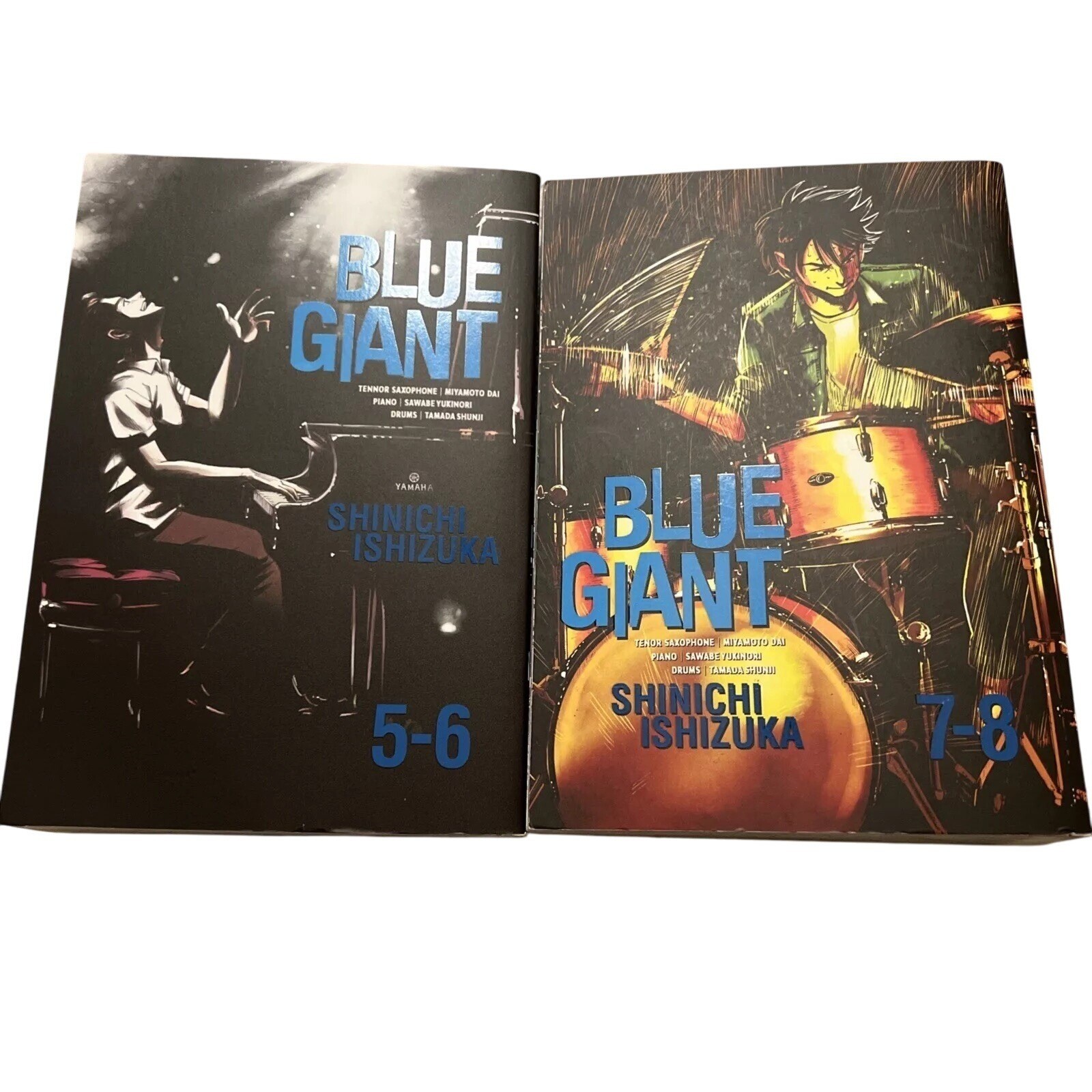 Blue Giant Manga Series Volume 5-8 Lot Of 2 Shinicha Ishizuka FIRST EDITIONS