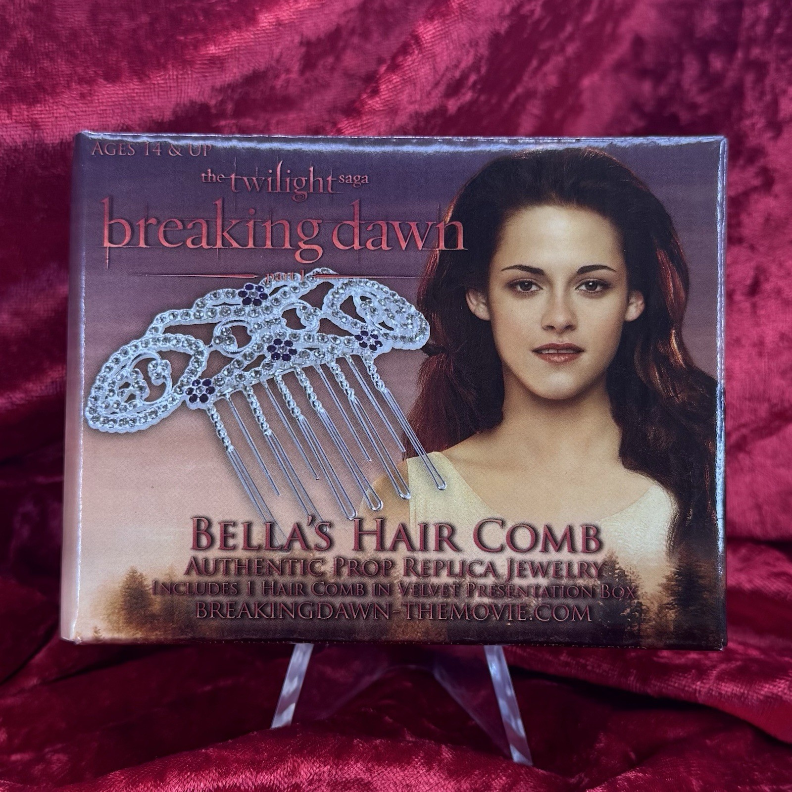 *BOX ONLY* Twilight Breaking Dawn Bella\'s Hair Comb Authentic Prop Replica