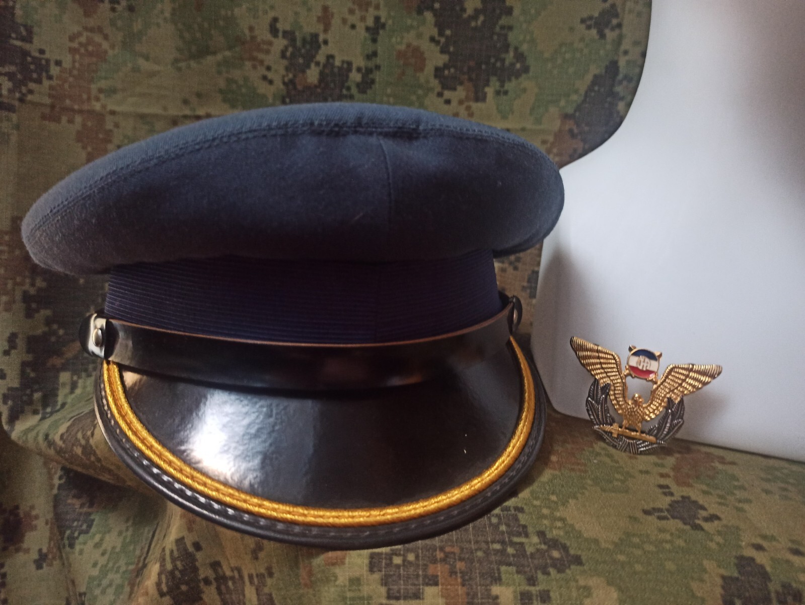 NOS  JA Yugoslav Air Force Visor hat - Yugoslav AF - RViPVO officer visor cap