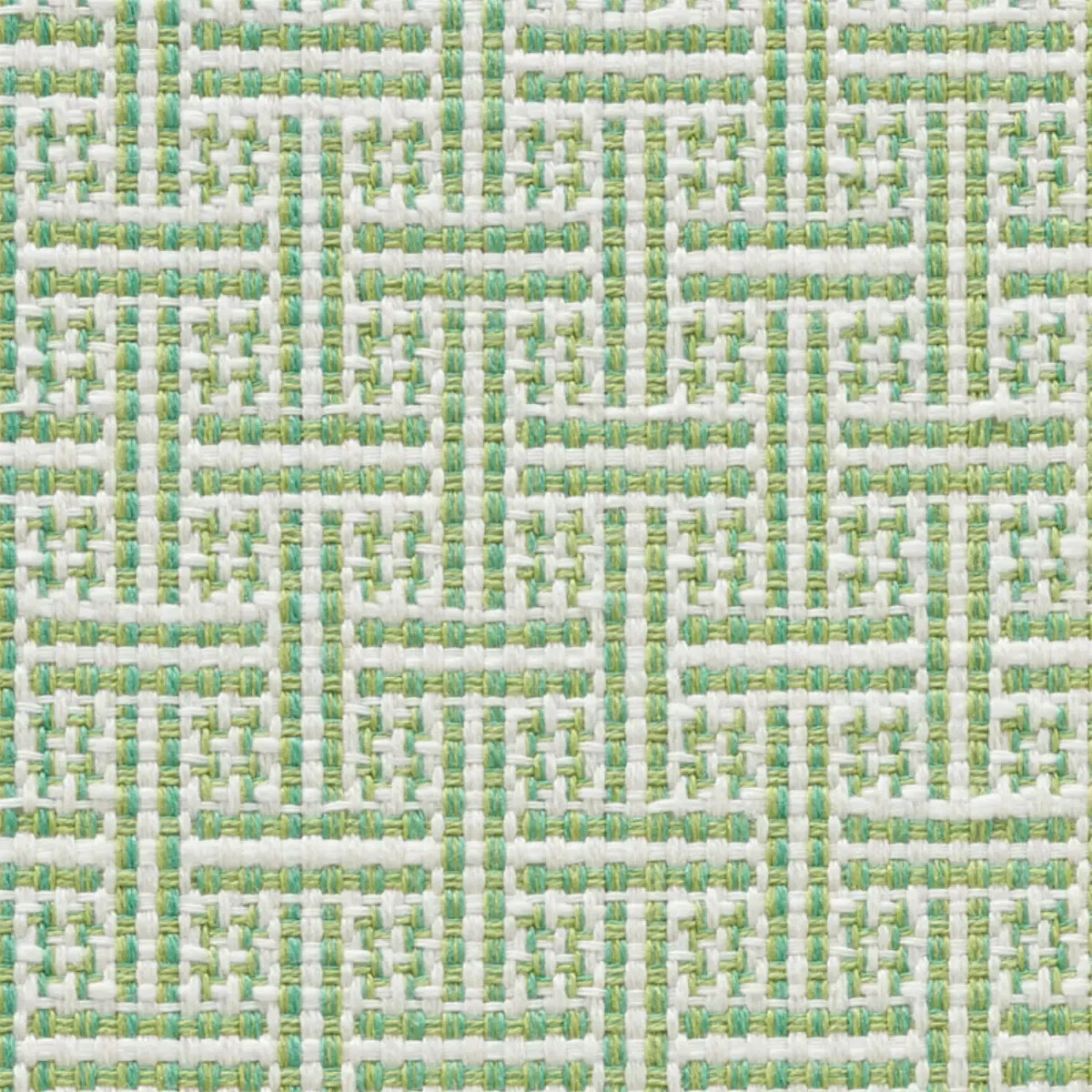 Schumacher OUTDOOR Uphol Fabric- Brickell Indoor Outdoor / Leaf REMNANT 49