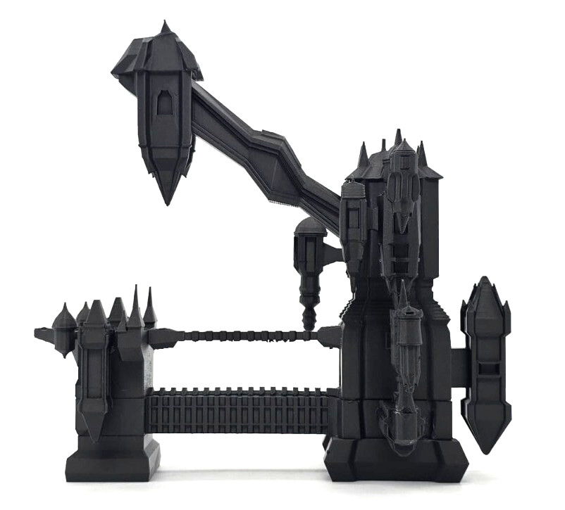 Castlevania Dracula\'s Castle Demon Gothic Castle 3D Printed Collector Fans Decor