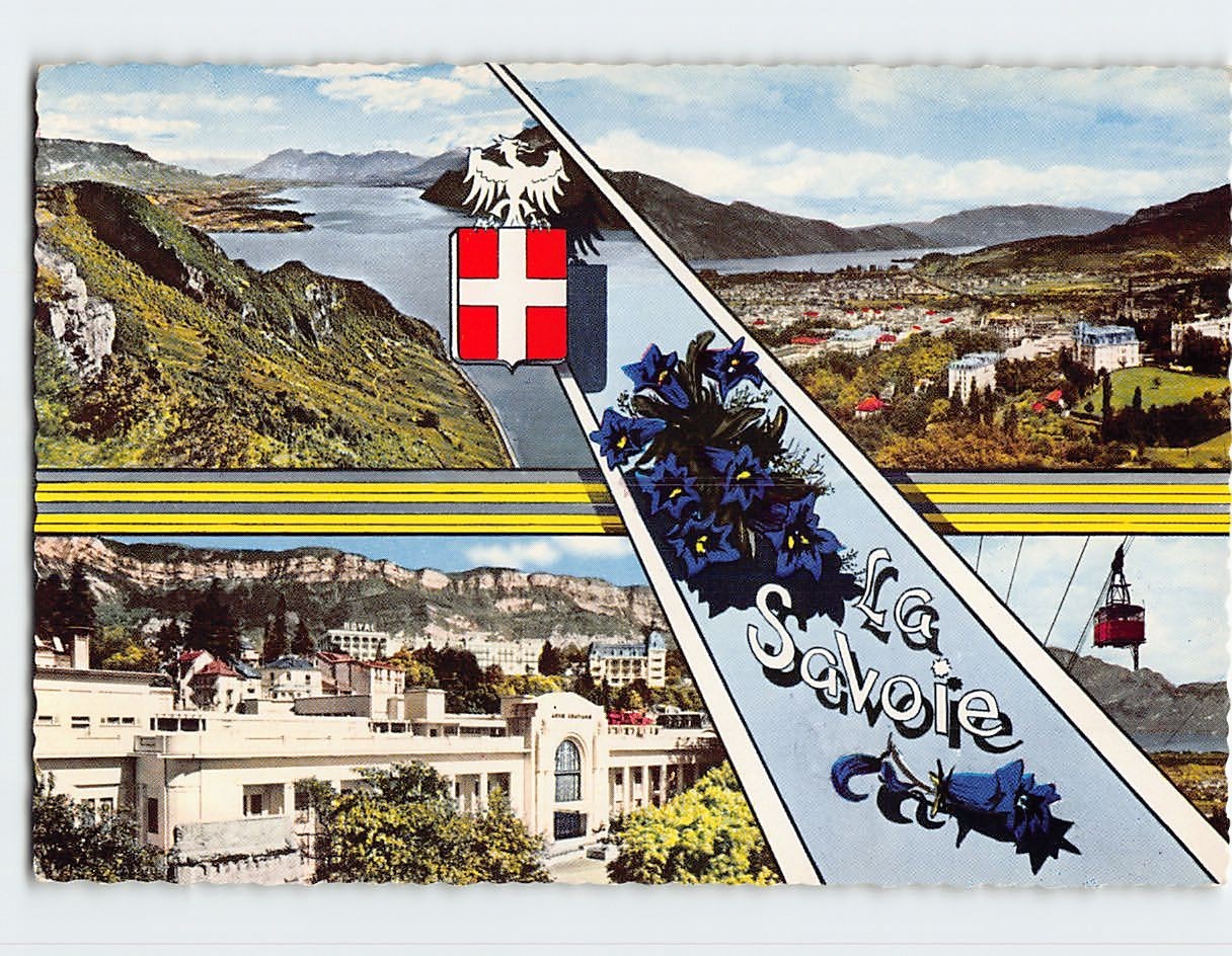 Postcard General View of Aix-les-Bains France