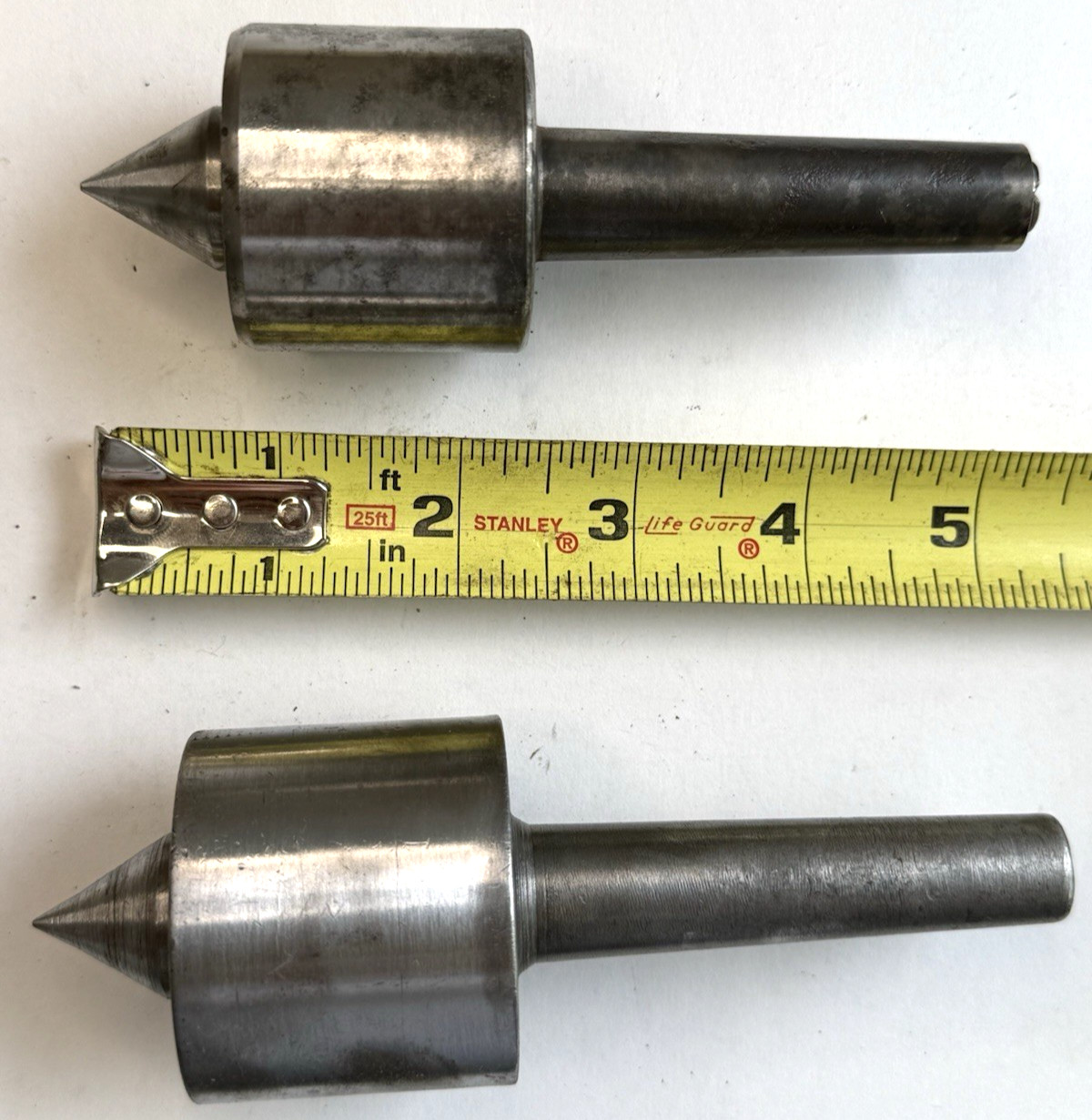 Vintage Machinist Lathe Live Centers Morse 2 Taper  / Used