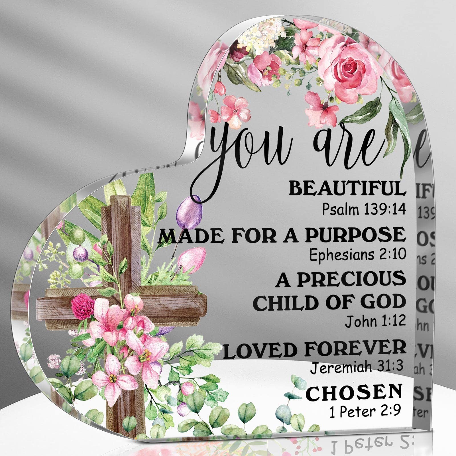 Gerrii Christian Gifts for Women, Bible Verse Plaque, Inspirational Decor for... Gerrii Christian Gifts for Women, Bible Verse Plaque, Inspirational Decor for...