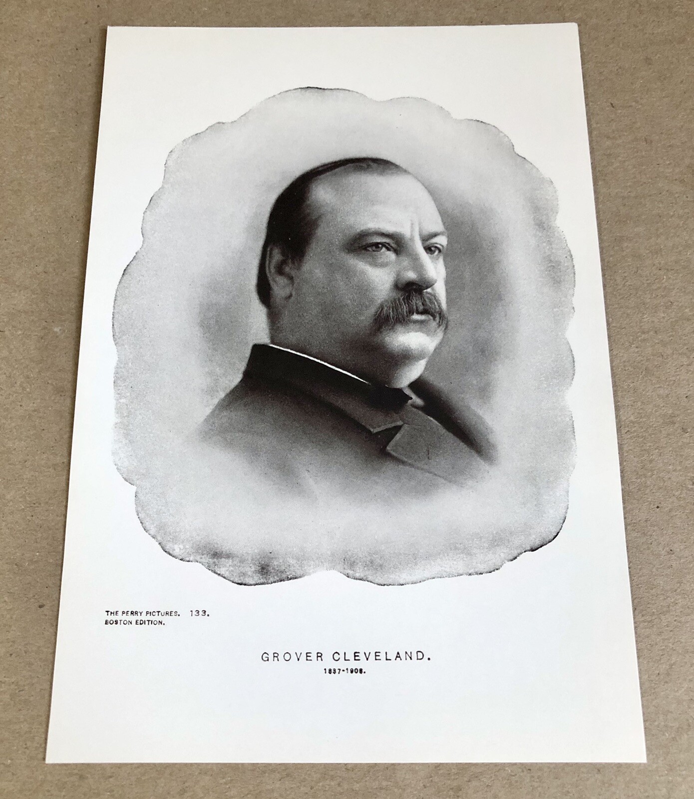 Grover Cleveland Portrait, 22nd/24th President, The Perry Pictures (5.5\