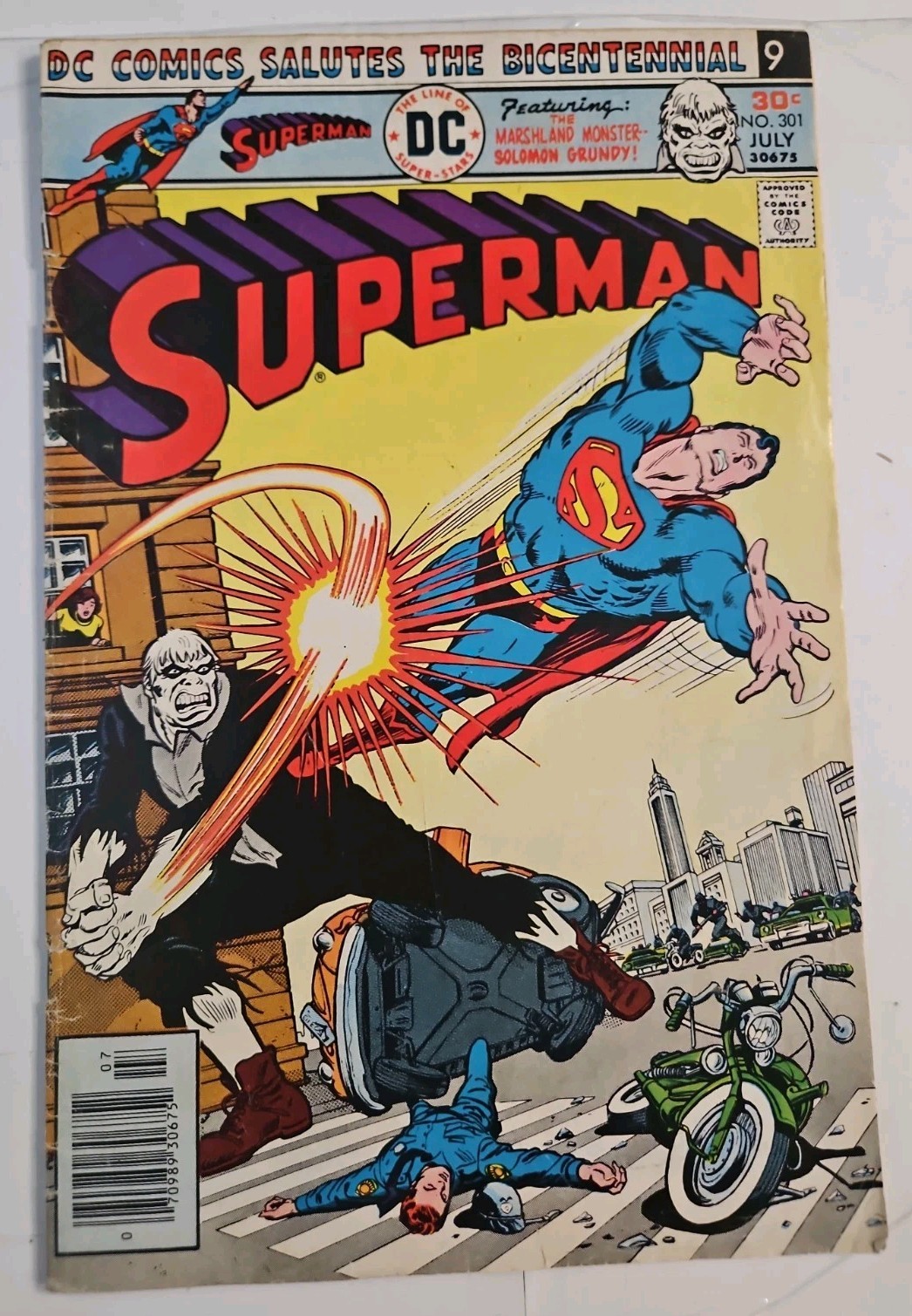 Superman #301 (DC Comics July 1976) Vf-