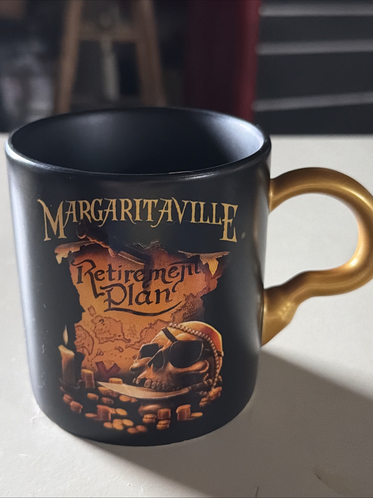 RARE Jimmy Buffet\'s Margaritaville Retirement Plan Mug Pirate Themed