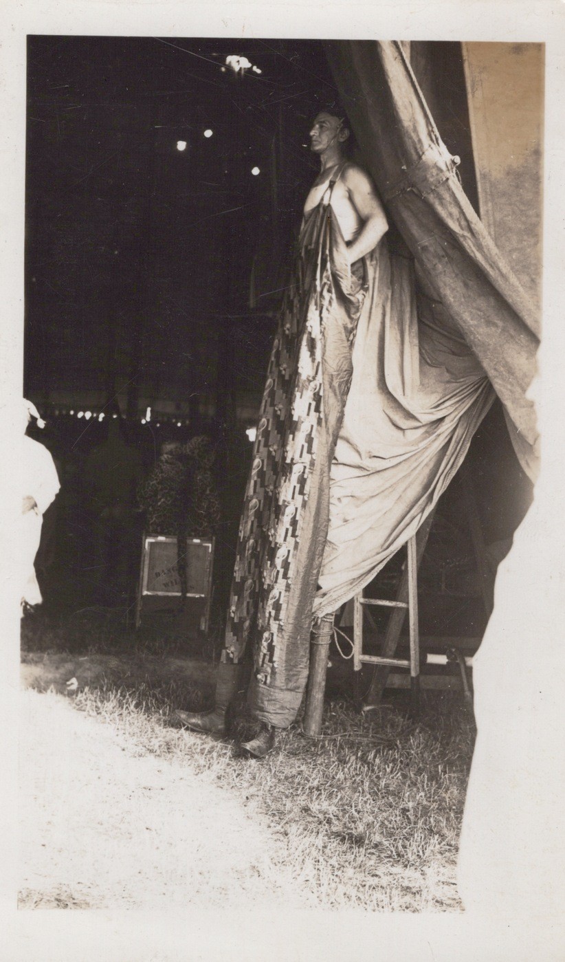 Ringling Bros Circus RBBB John Nelson Stilt Walker 1940s Original Bangs Photo