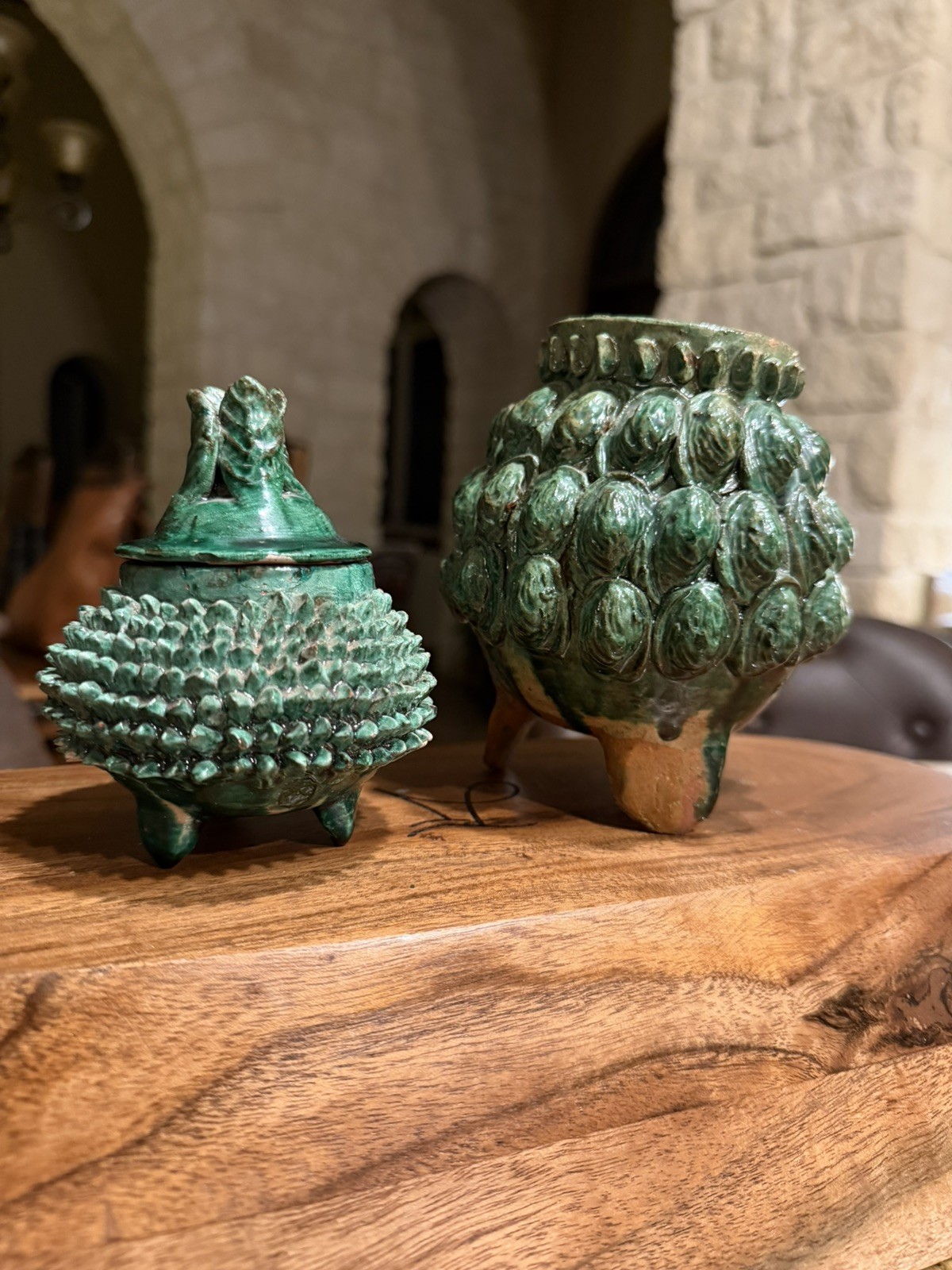 Vintage Michoan Mexican Folk Art Pineapple Boho Brutalist Collectible Art Hand Vintage Michoan Mexican Folk Art Pineapple Boho Brutalist Collectible Art Hand