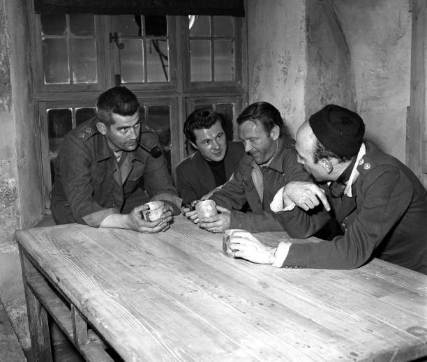 A Scene From The Film 'The Colditz Story' 1954 OLD PHOTO