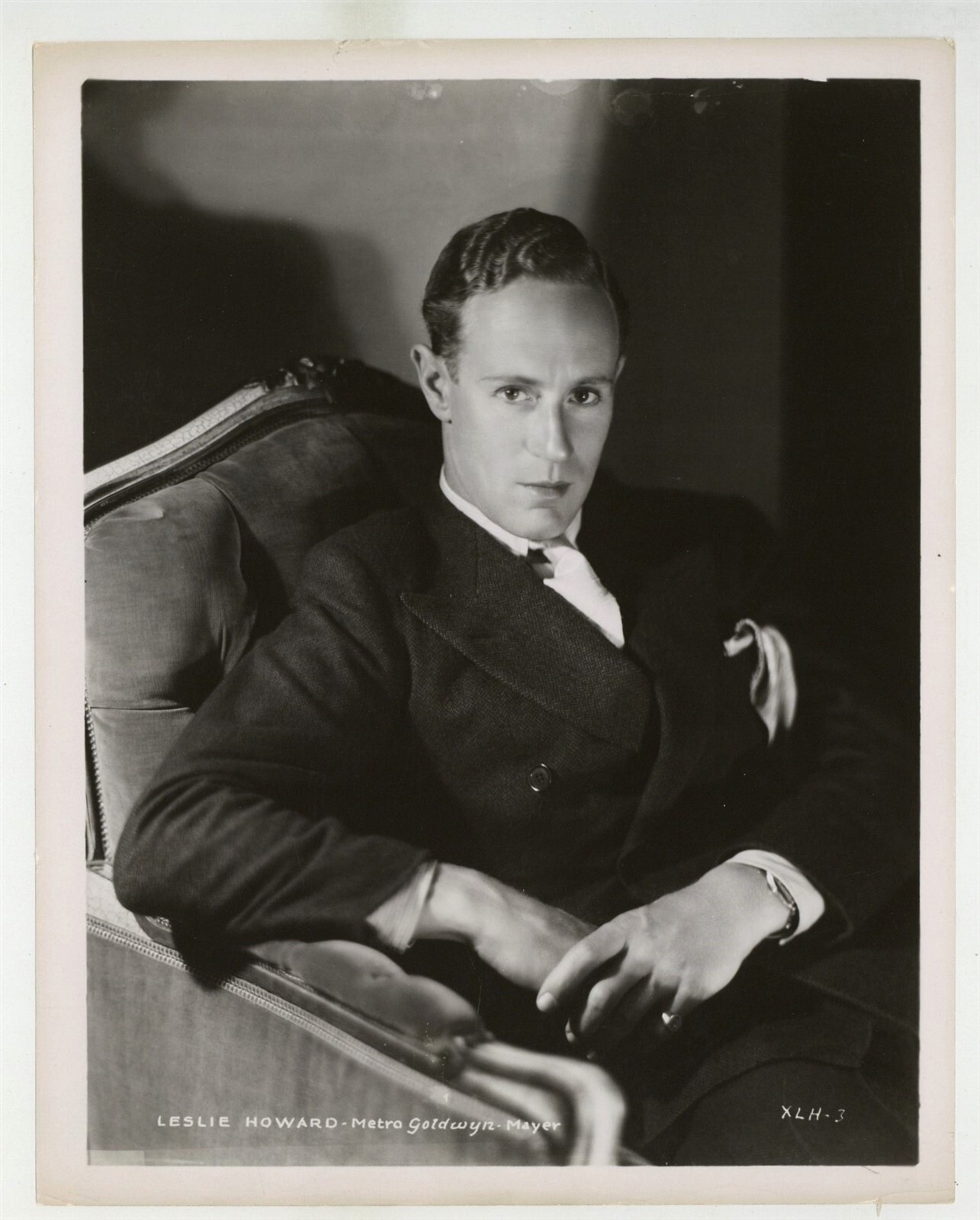 Leslie Howard 1930 Outstanding Portrait 8x10 Original MGM Publicity Photo J10555