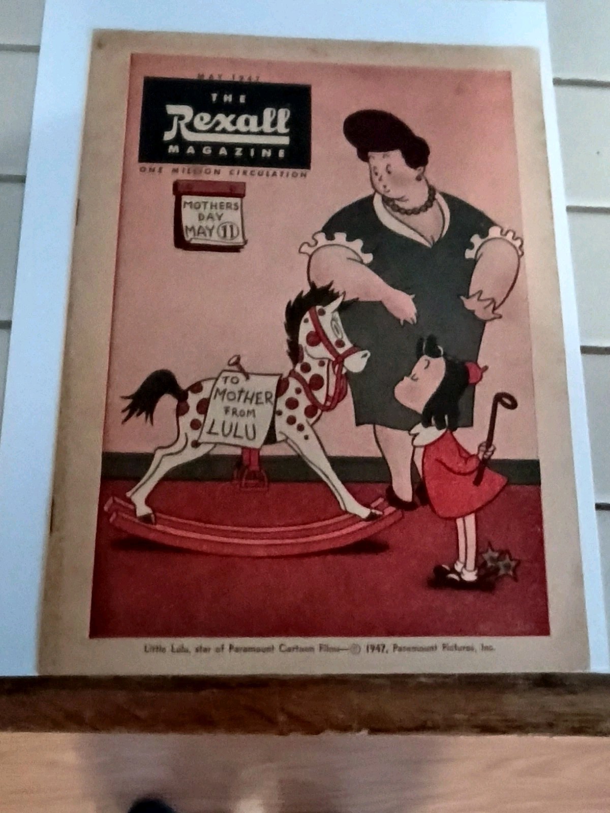 Rexall Magazine May 1947 Little Lulu PARAMOUNT Pictures Cover VG/EX