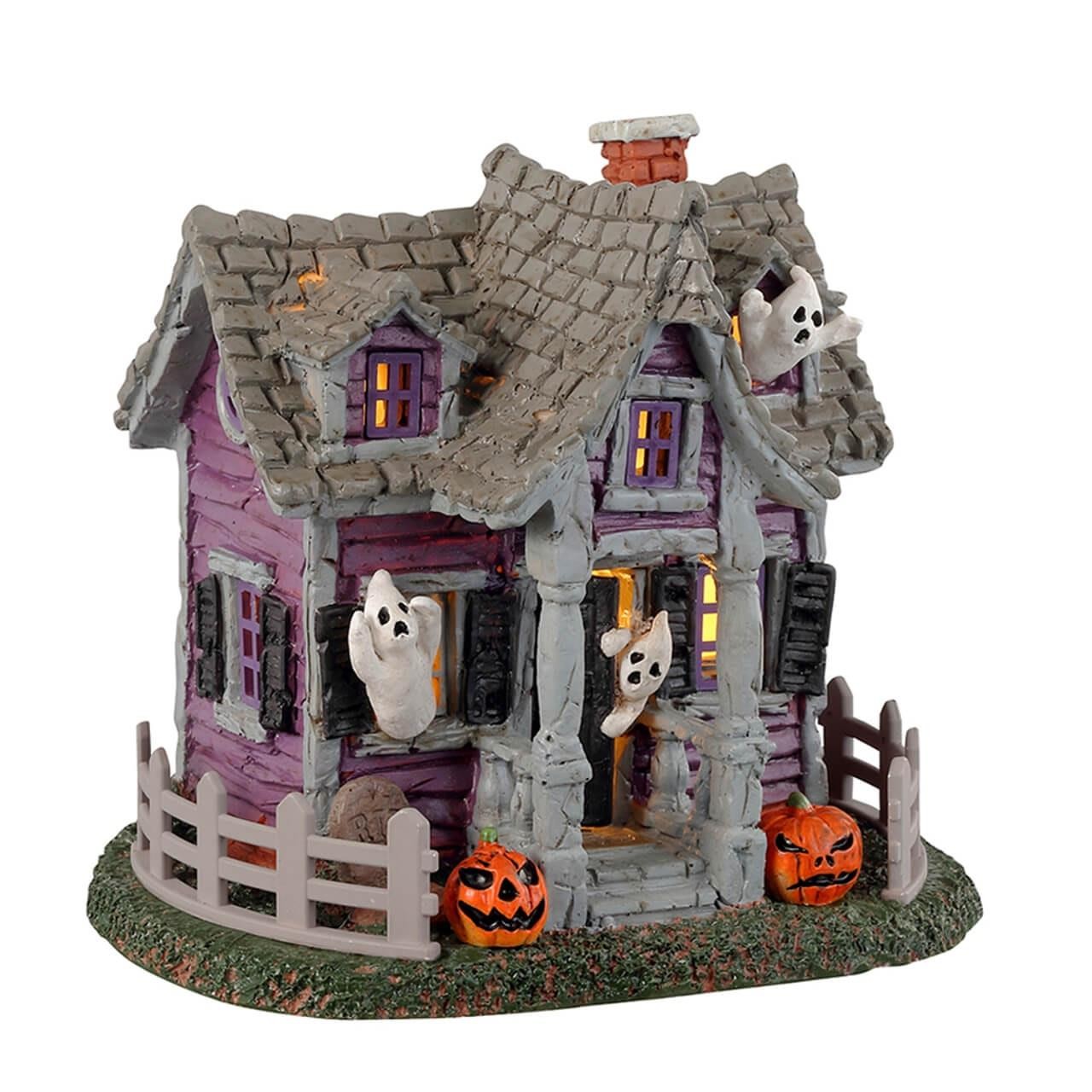 Lemax Spooky Town Halloween Village Ghost Cottage 34080