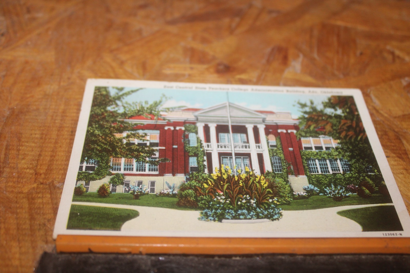 Postcard-X-East Central State Teachers College, Ada, OK-Linen-Posted