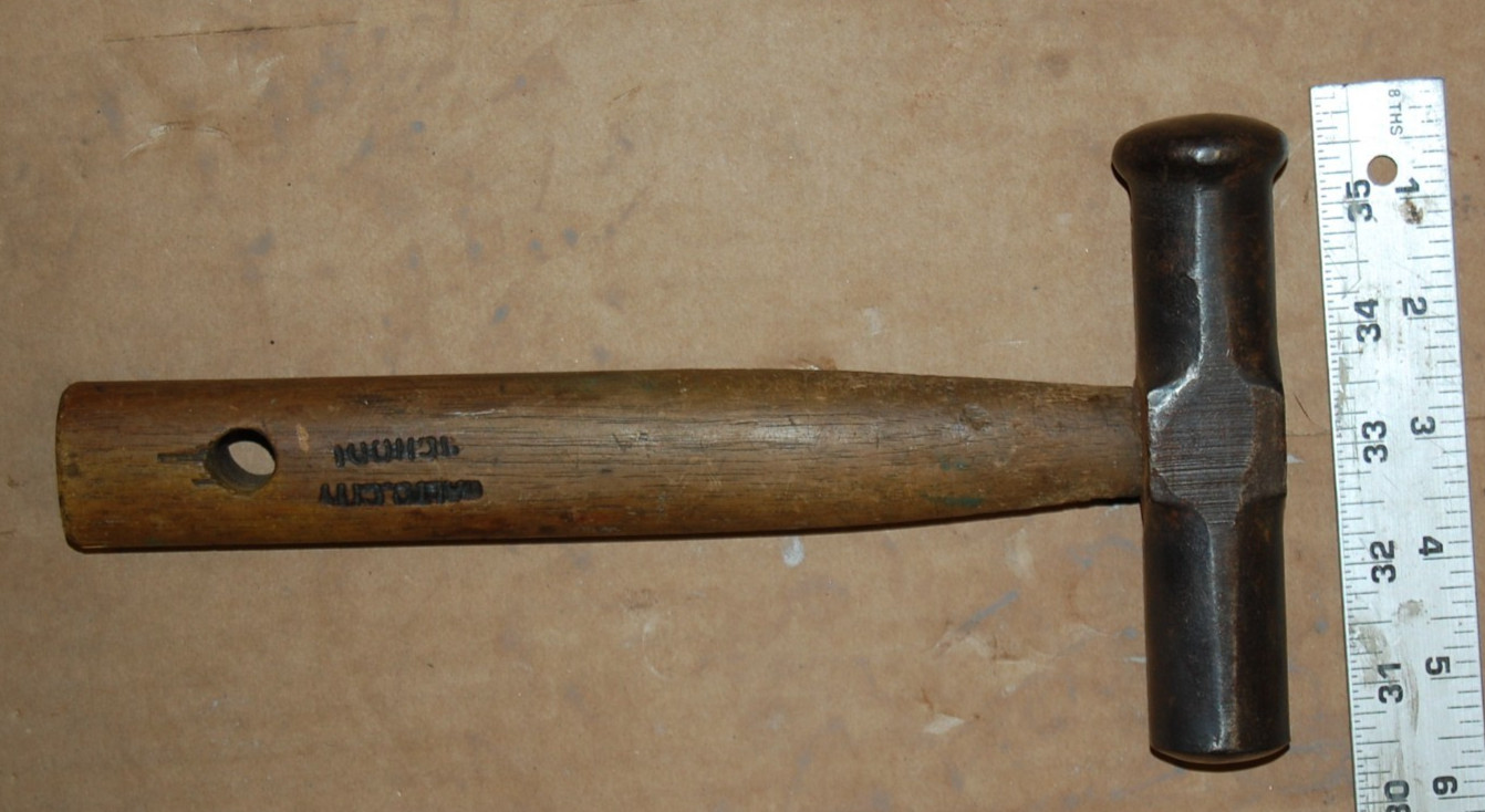 VINTAGE PEXTO #4 PS&W AUTO BODY ROUND SHEET METAL HAMMER Blacksmith Tinsmith