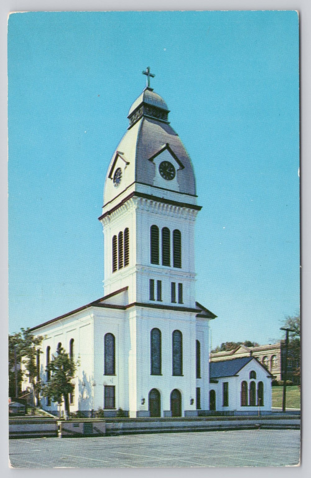 1960 Easton PA Zion Evangelical Lutheran Church Postcard Pennsylvania Chrome