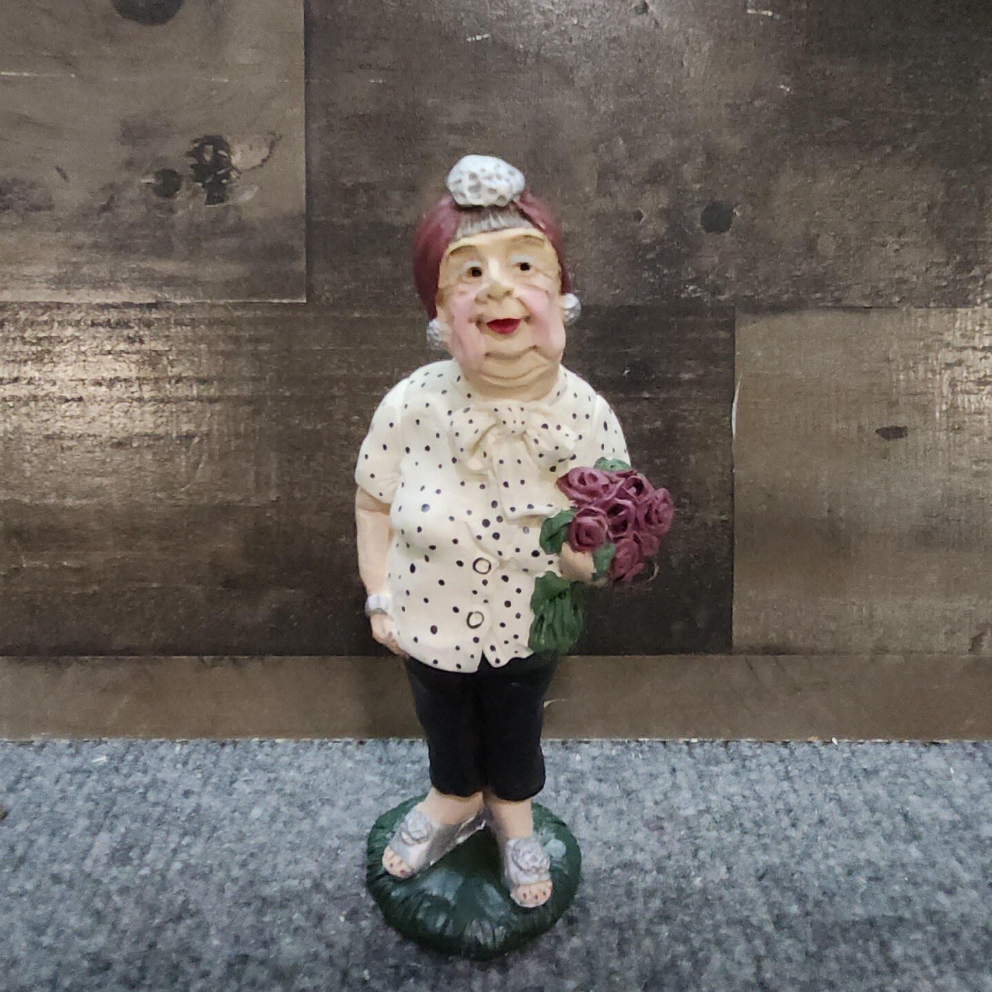 Hanford's Marge Crunkleton Lincoln County Garden Club Lady Figurine Dress