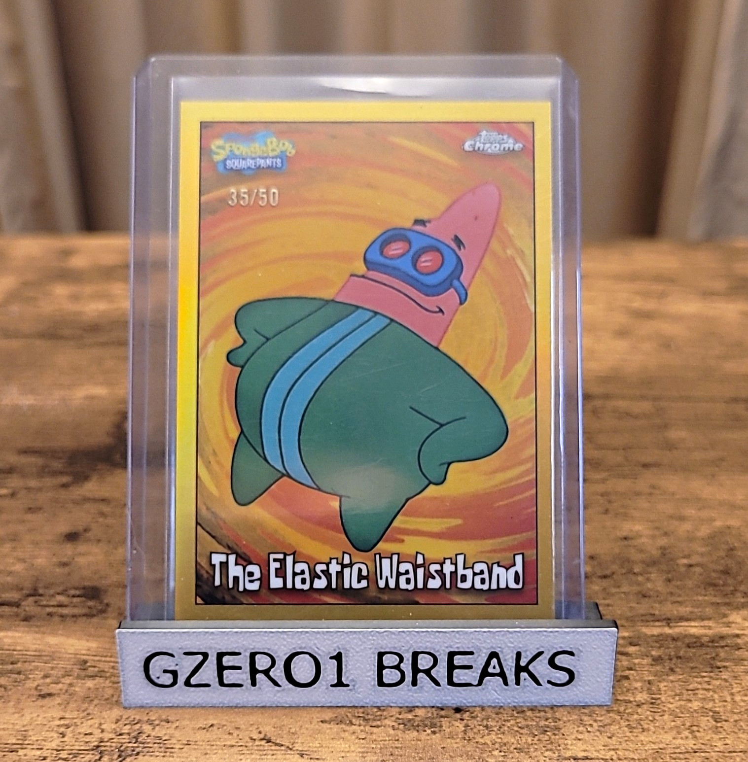 Topps 2025 SpongeBob SquarePants 25 Patrick #137 Elastic Waistband 35/50