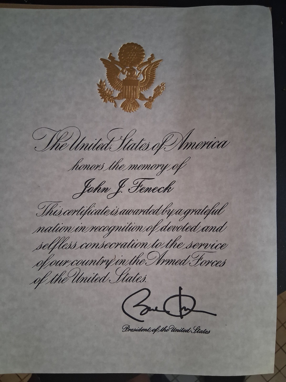 President Barack Obama Signed Letter - The White House Letterhead - RARE