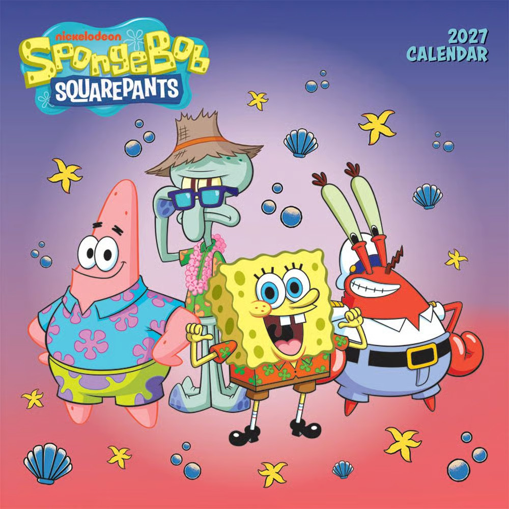 Calendar Ink, Spongebob Squarepants 2027 Wall Calendar Calendar Ink, Spongebob Squarepants 2027 Wall Calendar