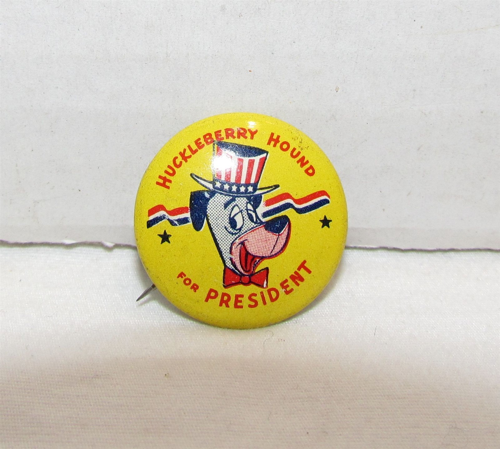 Huckleberry Hound for President Pinback Button