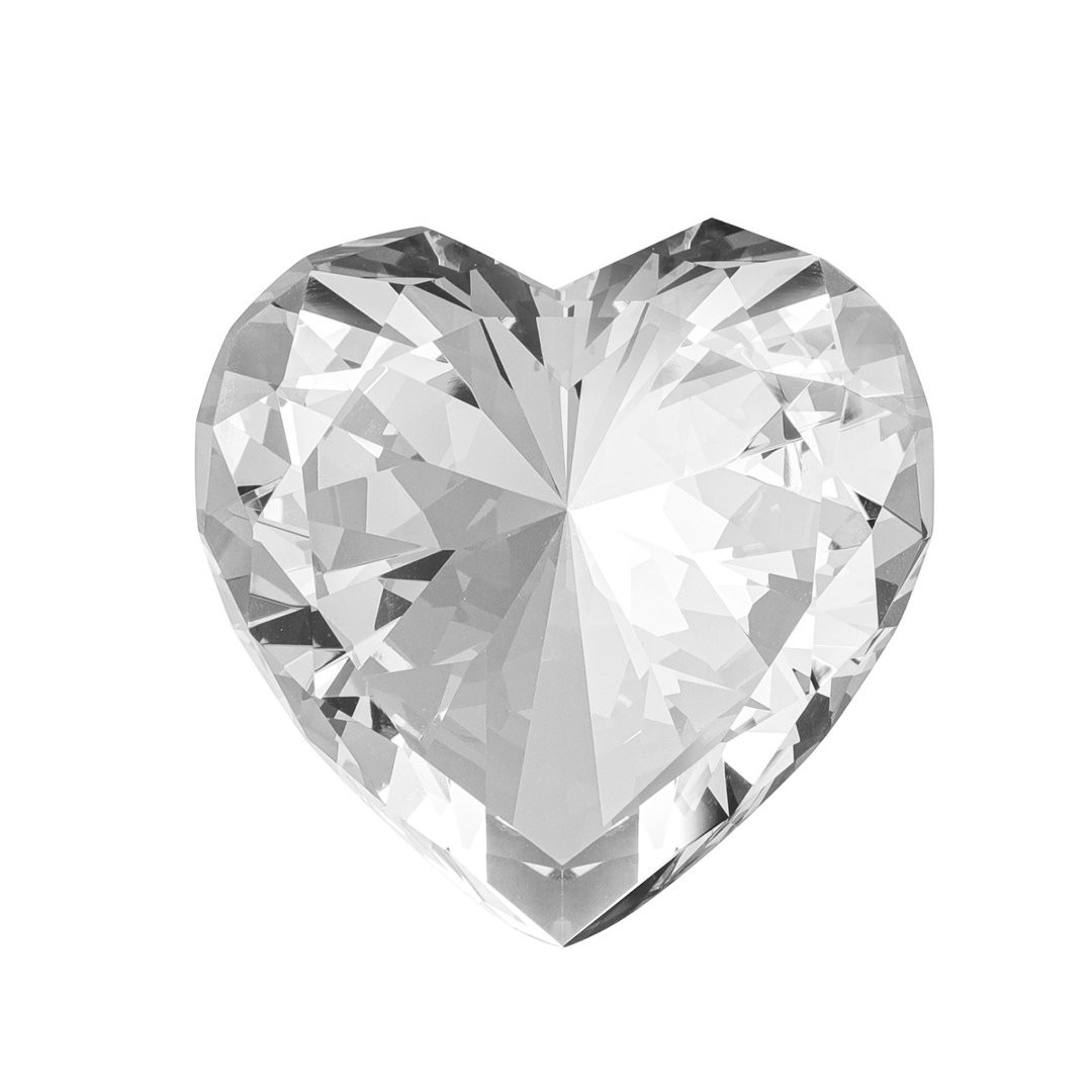 60MM Heart Shape Crystal Diamond Glass Paperweight Centerpiece For Wedding 60MM Heart Shape Crystal Diamond Glass Paperweight Centerpiece For Wedding