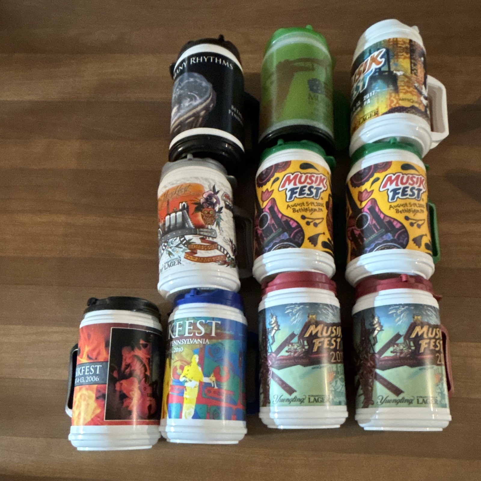 10 Vintage Bethlehem Pennsylvania Musikfest Mugs 10 Vintage Bethlehem Pennsylvania Musikfest Mugs