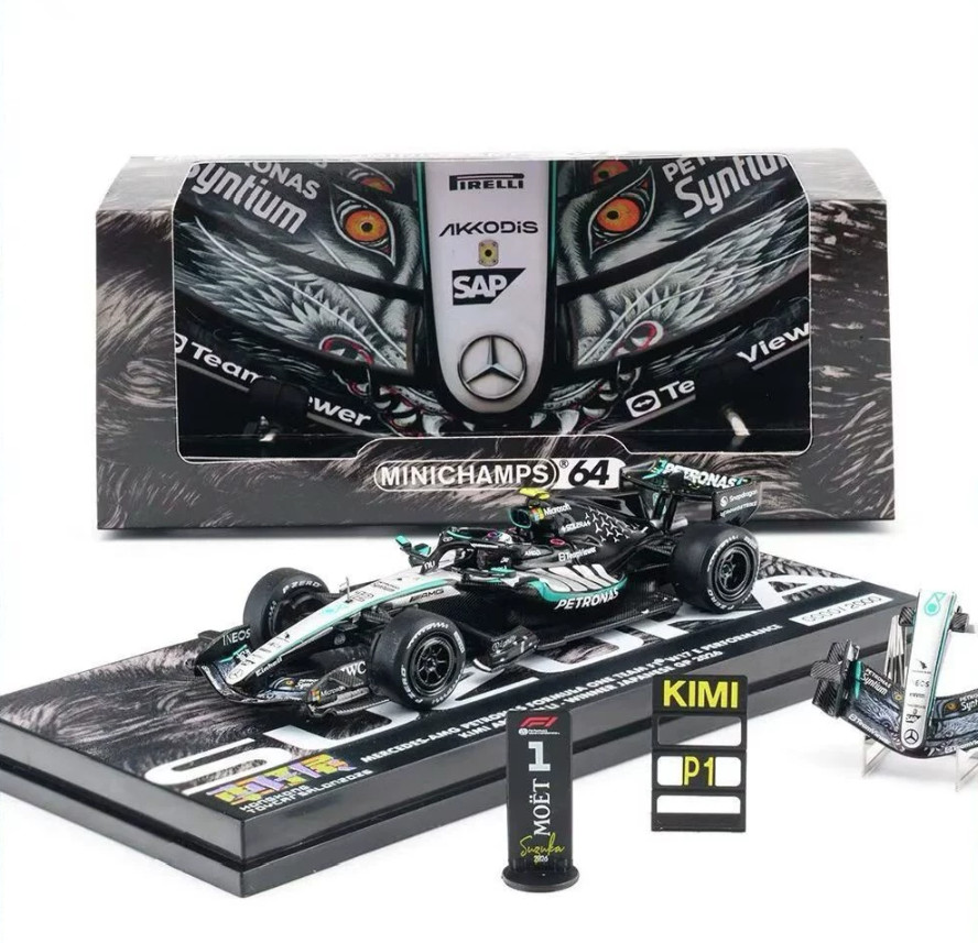 Minichamps 1:64 Mercedes-AMG W17 Antonelli Japan GP 2026 Hong Kong Exclusive Minichamps 1:64 Mercedes-AMG W17 Antonelli Japan GP 2026 Hong Kong Exclusive
