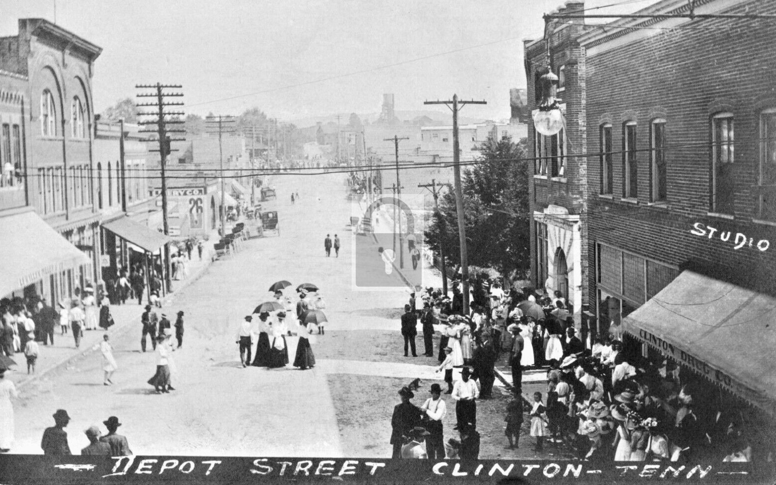Depot Street View Clinton Tennessee TN - Reprint