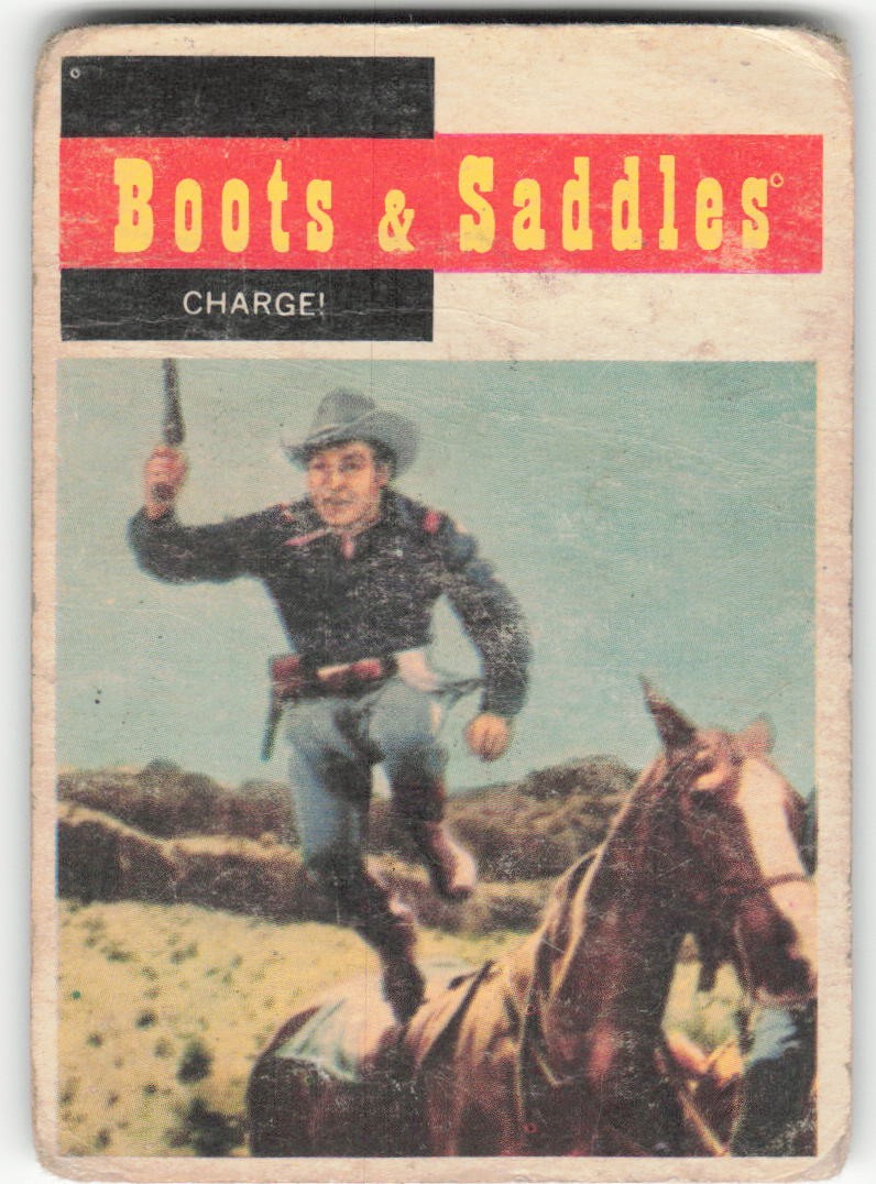 1958 Topps T.V. Westerns Charge #68 PR