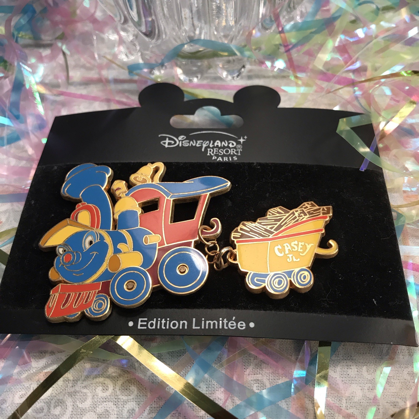 Disneyland Paris Casey Jr & Tender Limited Edition #138 Of 1200 Train#1 Pin RARE Disneyland Paris Casey Jr & Tender Limited Edition #138 Of 1200 Train#1 Pin RARE
