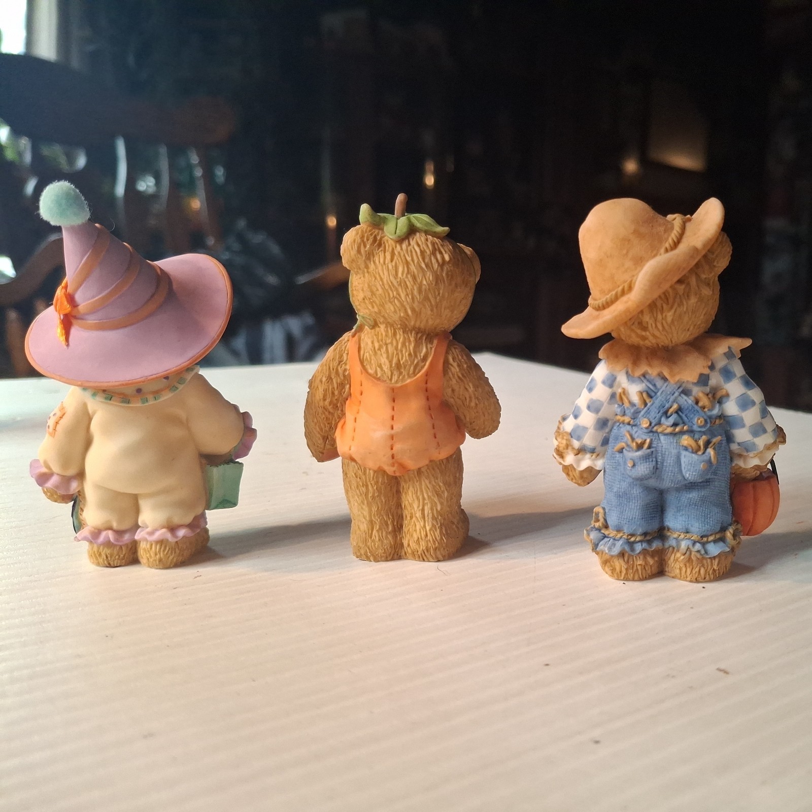 Cherished Teddies Halloween Set of 3 Collectible Bear Figures